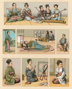 日本の衣装 作： French School