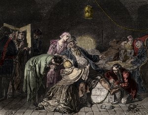 殺人罪で告発されたカルバン派の商人、ジーン・カラス 作： French School