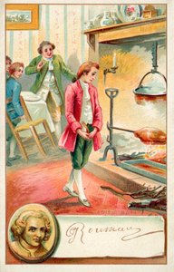 ジャン・ジャック・ルソー（スイスの哲学者）（クロモリト 作： French School