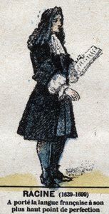 ジャン・ラシーヌ（1639-1699）、フランスの悲劇的な詩人。 作： French School