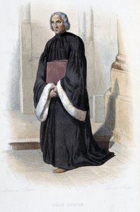 ジャン・ド・ゲルソン（フランスの司祭・神学者、1363-1429年） - パリのMennechet社の「Le Plutarque francais」に掲載。 作： French School