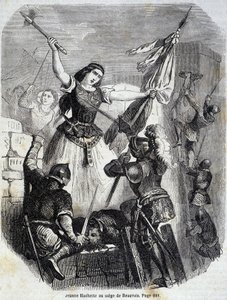1472年、ボーヴェのジャンヌ・アシェット - L.-P. アンケティルの「Histoire de France」による。 作： French School
