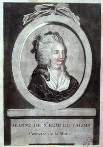 ジャンヌドゥヴァロワサンレミー（1756-91年）、ラモット伯爵、1786年頃 作： French School