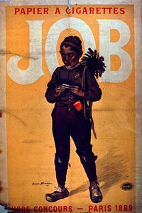 ジョブシガレットペーパー、1895 作： French School
