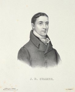 マグニエによって刻まれたヨハンバプテストクラマー（1771-1858） 作： French School