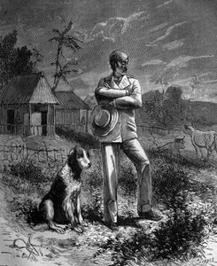 ジョセフ・ラカナル（1762 - 1845）：フランスの政治家、モービル・ベイのプランテーションにて 作： French School
