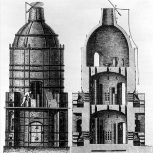 セーヴル磁器を焼くための窯、1882年 作： French School