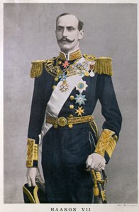 ノルウェーのハーコン7世（1872-1957）、20世紀初頭 作： French School