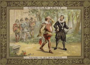 フランスのヘンリー4世とマイエンヌ公ロレーヌのシャルル 作： French School