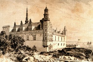 「ラトゥールデュモンド」からの1850年代、デンマーク、ヒレレズ、クロンボー城、パリ、1860年代