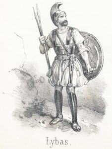 L Lybas：賢明なユリシーズの軍隊でトロイの包囲に参加したギリシャ人 作： French School
