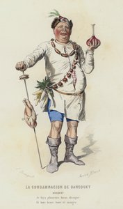 La Condamnacion De Bancquet (彩色済み彫刻) 作： French School