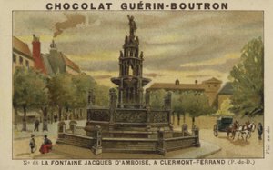 ピュイドドームのクレルモンフェランにあるラフォンテーヌジャックダンボワーズ 作： French School