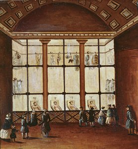 ラモルグ、パリで最大の遺体安置所、1830年〜40年 作： French School