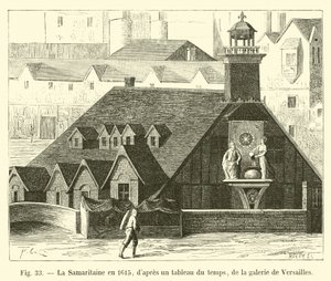 1615年のラサマリテーヌ、時間の表から、ギャルリードベルサイユから 作： French School