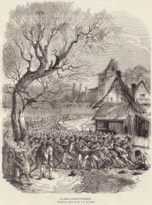 1852 年 2 月 28 日、ロウアー ノルマンディーのラ スールのパブ。