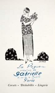 ラヴォーグクリエーションドガブリエル（ステンシルプリント） 作： French School