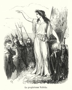 La prophetesse Velleda (エングレービング)