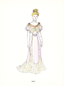 レディースファッション、1902 作： French School
