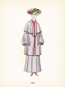 レディースファッション、1904 作： French School