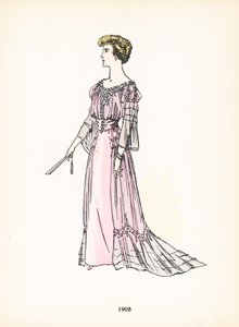 レディースファッション、1905 作： French School