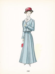 レディースファッション、1907 作： French School