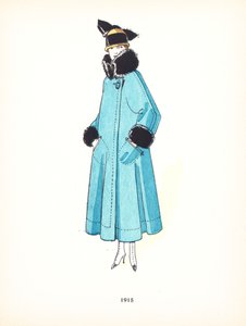 レディースファッション、1915 作： French School
