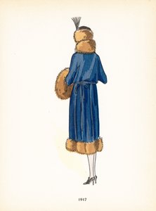 レディースファッション、1917 作： French School