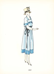 レディースファッション、1917 作： French School