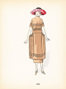 レディースファッション、1920 作： French School