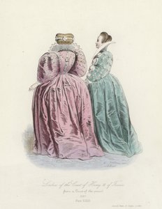 フランスのヘンリー3世の宮廷の女性 作： French School