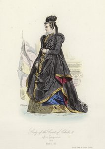 フランスのシャルル9世の裁判所の女性 作： French School