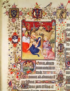 Lat 919 f.77 The Deposition of Christ、from the Grandes Heures de Duc de Berry、1409 作： French School