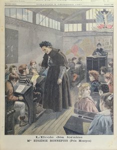 1897年12月5日、Le Petit JournalのMéleEugenie BonnefoisのLecole des Forains 作： French School