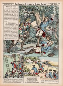 アサスの騎士、シュベール将軍（カラーリトグラフ 作： French School