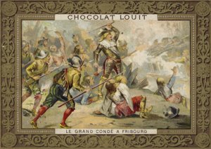フライブルクの戦いでのルグランドコンデ、1644年 作： French School