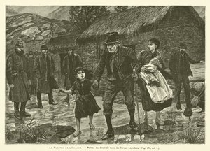 The Martyrdom Of Ireland（アイルランドの殉教）」（エングレービング 作： French School
