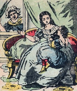 Le Pere Fouettard（フランス語で「鞭打ちの父」の意）は、いたずらっ子を懲らしめる伝説的な民話の人物で、その妻であるLa Mere Fouettardは、賢い子供を叱らない鞭打ちの母である - Epinalの写真