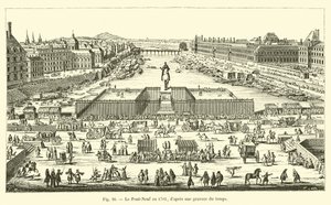時間を刻んだ後の1702年のポンノイフ 作： French School