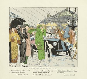 循環の問題」、『アール・グット・ボーテ』より、1924年発行（孔版画）