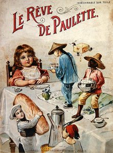 Le Reve de Paulette", 1900年頃（カラーリトグラフ） 作： French School