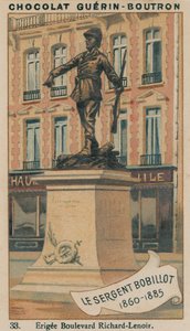 Le Sergent Bobillot、1860-1885、Erigee Boulevard Richard-Lenoir 作： French School