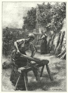 Le Teillage（彫刻 作： French School