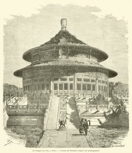 北京の天壇(彫刻) 作： French School