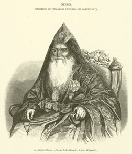 Le catholicos Nerses (エングレービング)