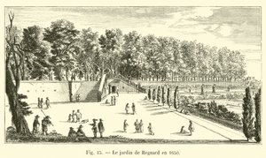 1650年のレナードの庭園 作： French School