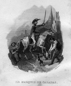 Le marquis de Carabas Le marquis de Beranger Chanson de Beranger in "Oeuvres completes" (1834) by Pierre Jean de Beranger (1780-1857) フランスの詩人・作詞家。 作： French School