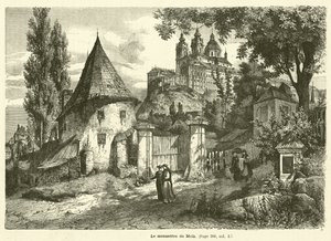 Le monastere de Melk (エングレービング) 作： French School