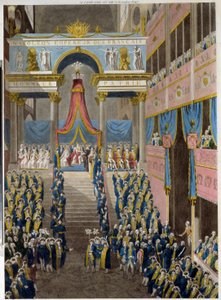 ナポレオン (1769-1821) の戴冠式、1804 年 12 月 2 日 (12 月 2 日のナポレオンの戴冠式) 作： French School