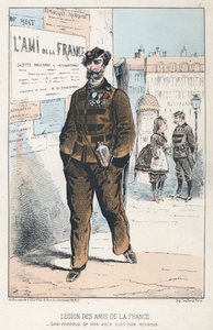 Legion des Amis de la France (カラー・エングレービング) 作： French School